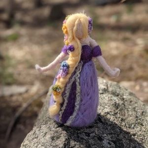 Needle Felted Waldorf Tangled/ Rapunzel